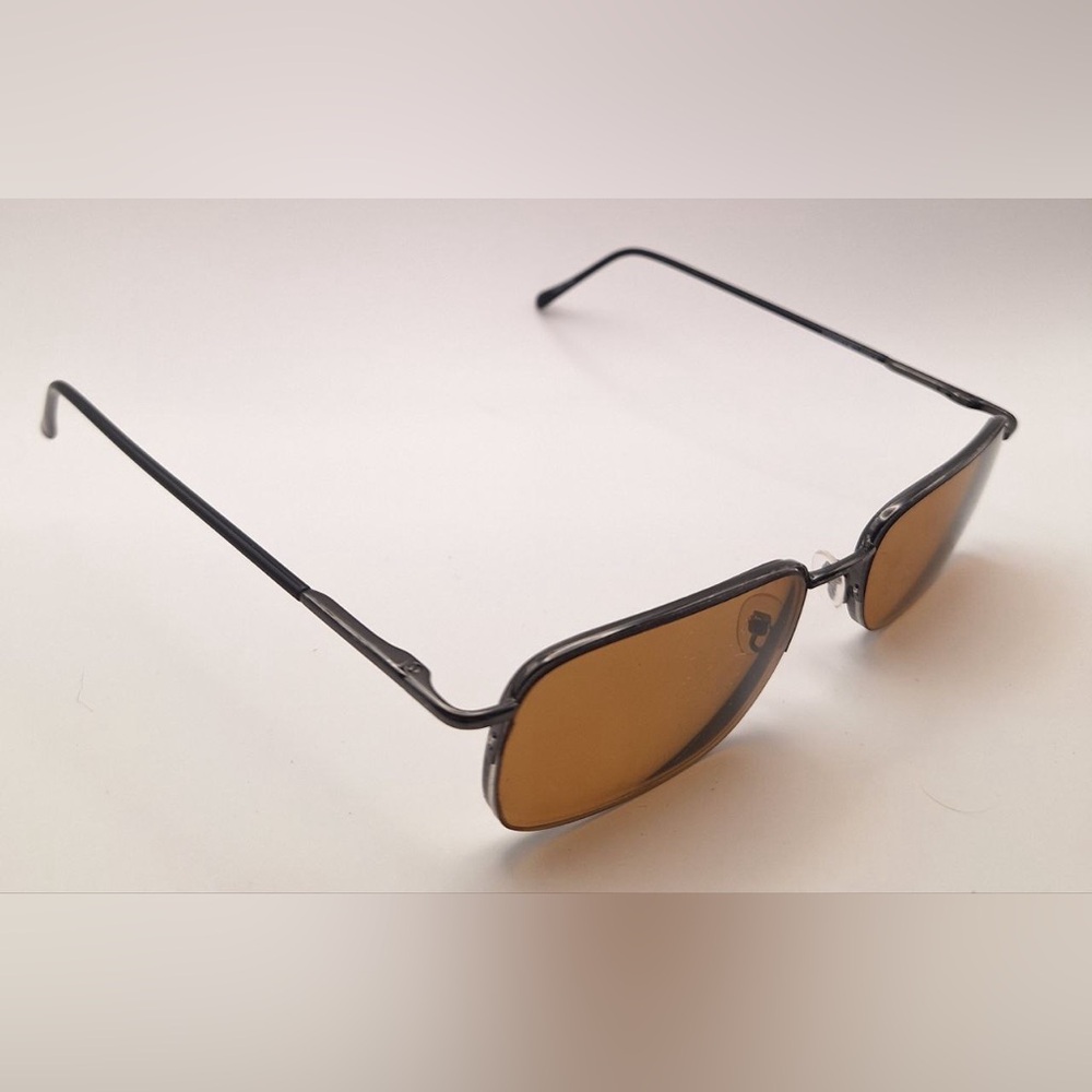 Board Room Classics BC352 Gunmetal Oval Half-Rim Sunglasses Frames Only